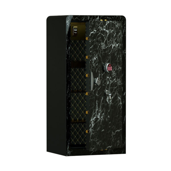 گاوصندوق مشکی فولادی ضد سرقت و نسوز مدل 1500 promax - Image 2