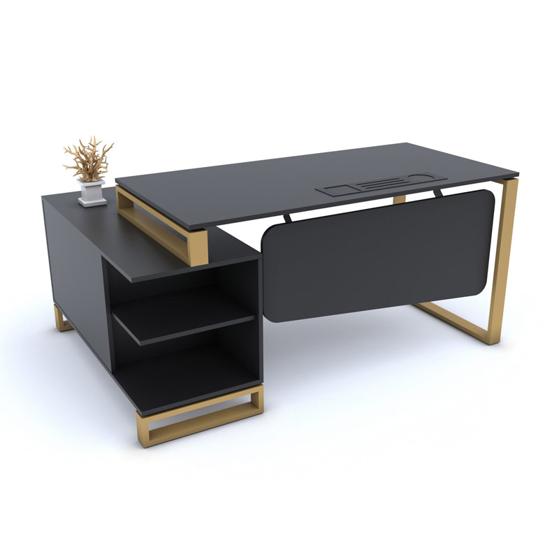 میز کارشناسی مدرن پایه فلزی 160 تمام ام دی اف دکوچین مدل هنزا 1 میز کارشناسی مدرن پایه فلزی 160 تمام ام دی اف دکوچین مدل هنزا