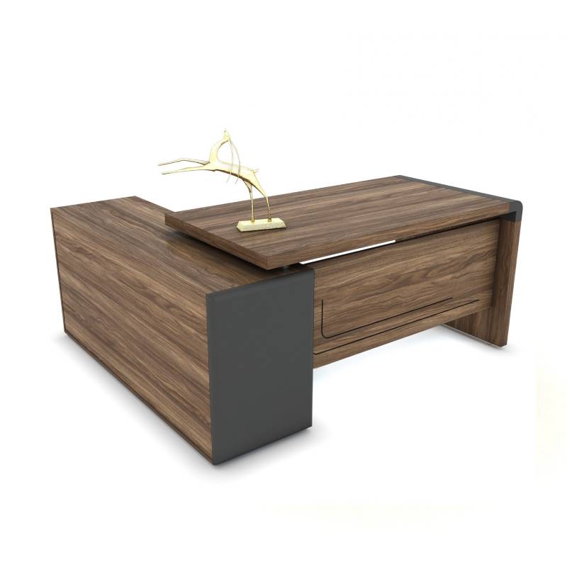 میز اداری کارشناسی ال دار دکوچین مدل آران 1 میز اداری کارشناسی ال دار دکوچین مدل آران