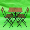 میز و صندلی تاشو چوبی مسافرتی