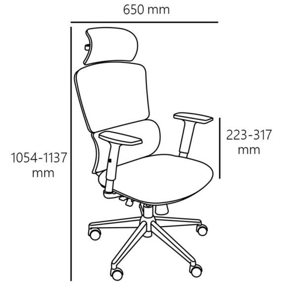 صندلی مدیریتی نیلپر مدل ocm 119 - Image 3