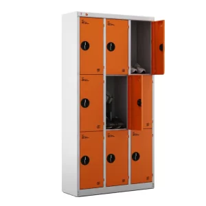 کمد فلزی 9 درب فلزی دکوچین مدل DC-9