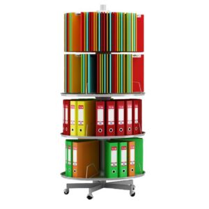 قفسه چرخشی اداری ترکیب زونکن و پوشه مدل RC-04Z