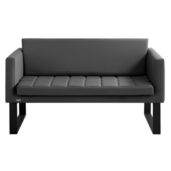 مبل اداری دو نفره پایه فلزی مدل F500BN2