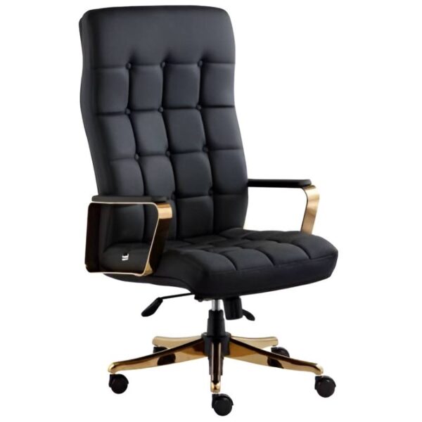 صندلی مدیریتی لمسه مدل M950 پایه طلایی
