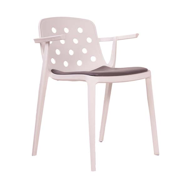 صندلی پلاستیکی دسته دار باغی مدل DCP01