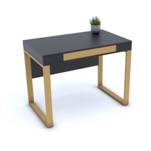 میز منشی مطب مدرن پایه فلزی دکوچین مدل هنزا