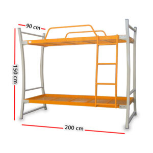 تخت دو طبقه فلزی دکوچین مدل MB-2FP