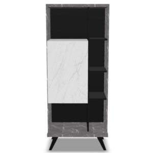 کتابخانه اداری مدیریتی 1 درب مدل وربانا 4 کتابخانه اداری مدیریتی 1 درب مدل وربانا - تصویر 2