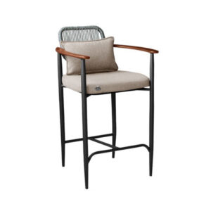 صندلی پایه بلند فلزی دکوچین مدل زارا