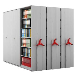 کمد فایل اداری ریلی با مکانیزم چرخ دستی مدل RC-3CA
