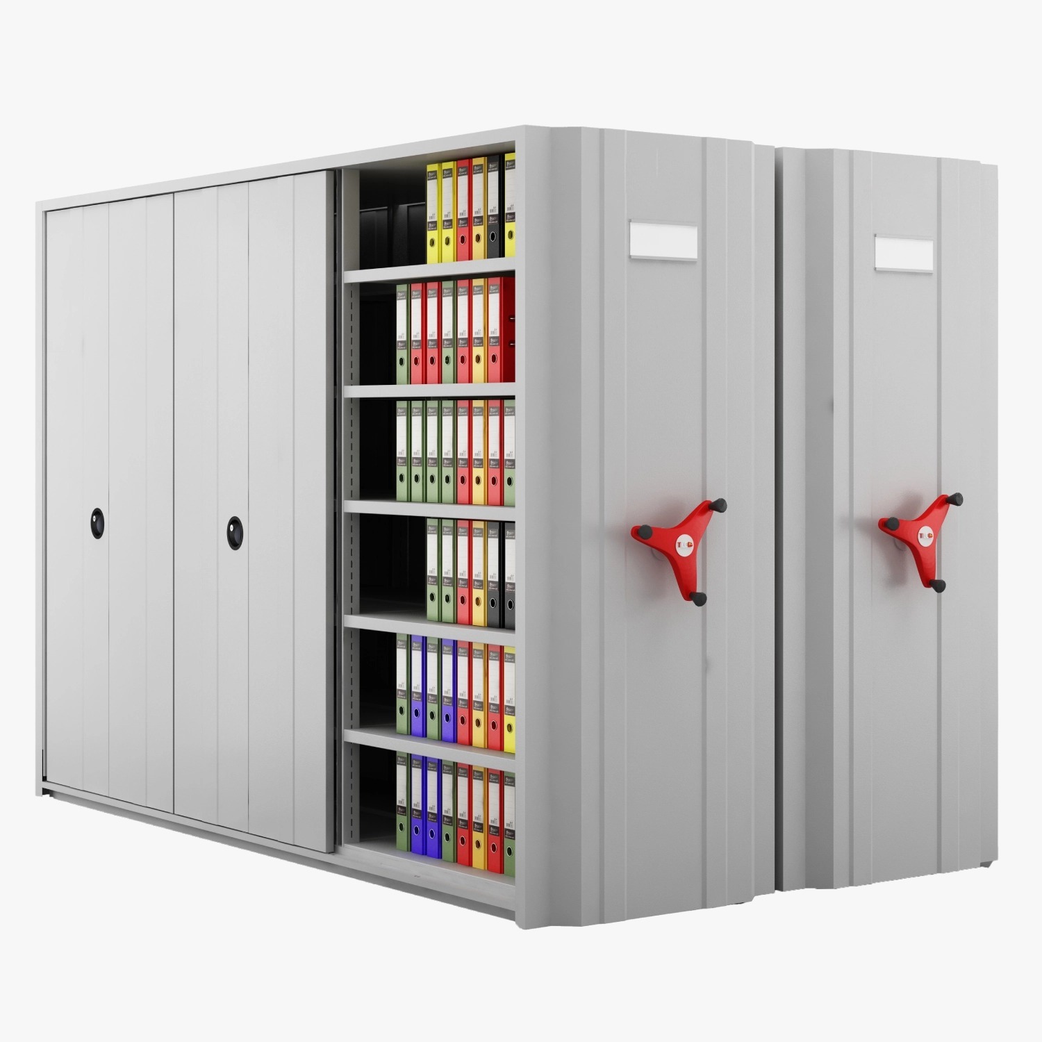 کمد بایگانی فلزی ریلی مدل RC-2CA 1 کمد بایگانی فلزی ریلی مدل RC-2CA