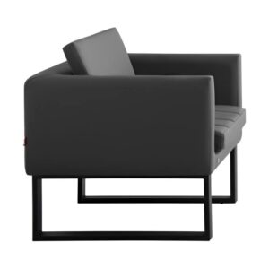مبل دسته صاف یک نفره مدل F500BN1 پایه مشکی