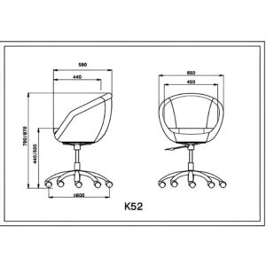 صندلی لیو مدل K52
