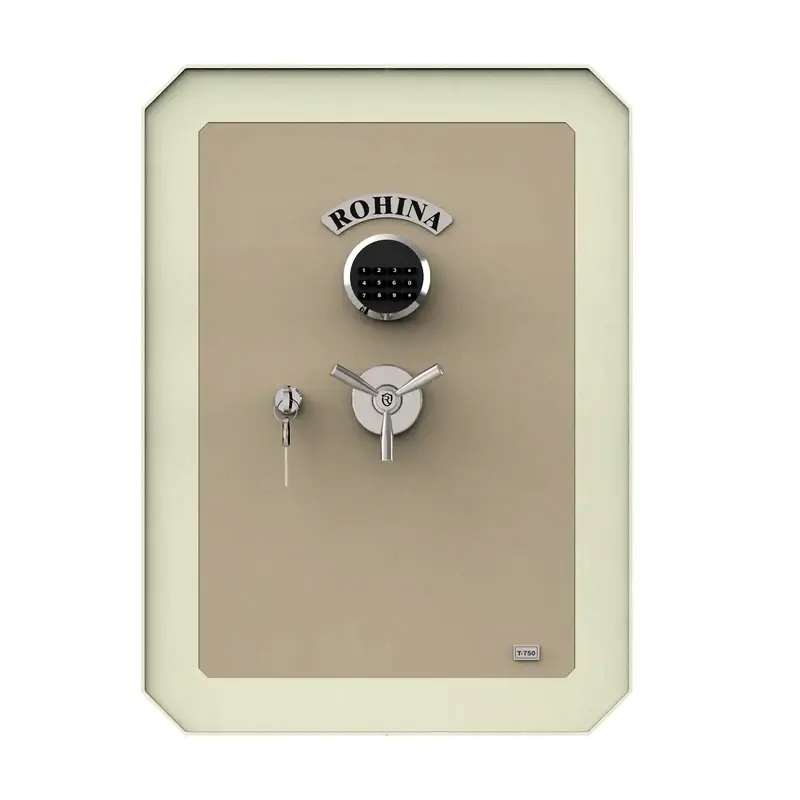 گاوصندوق خانگی سنگین روهینا مدل T-750 3 گاوصندوق خانگی سنگین روهینا مدل T-750